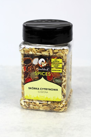 Suszona Skórka Cytrynowa 120g Sindibad