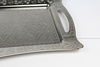 Turkish Ottoman Style Serving Tray  | Shiny Silver