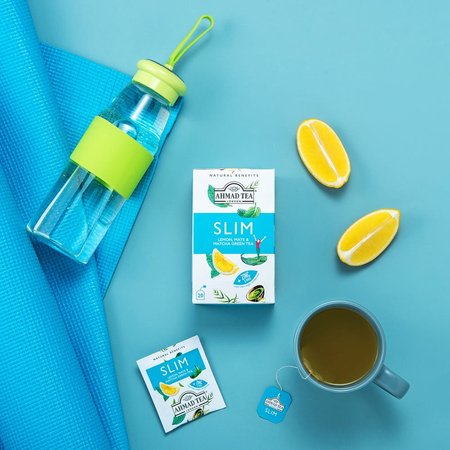 Herbata Ekspresowa SLIM Cytryna, Maté & Macha 30g | Ahmad Tea