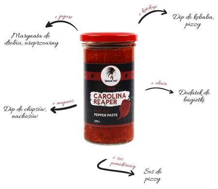 Red Hot Carolina Reaper Paste 245g | Indian Hot