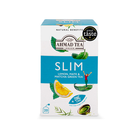 Herbata Ekspresowa SLIM Cytryna, Maté & Macha 30g | Ahmad Tea