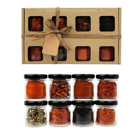 8 Hot Chilli Spices Gift set | Lavender