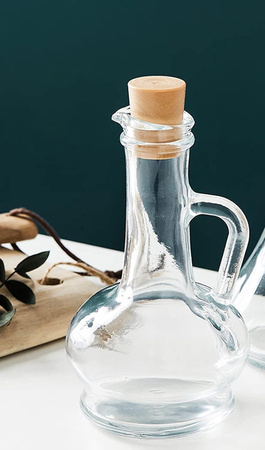 2x Glass Oil & Vinegar Dispenser Bottle 260 ml | Paşabahçe #80109