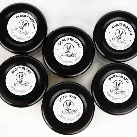 Zestaw 6 Soli Aromatyzowanych | Lavender Spices