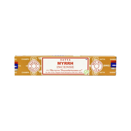 Kadzidełka Indyjskie MIRRA 15g Satya