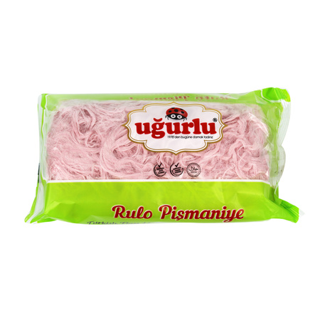Turkish Floss Halva Strawberry Flavour 220g | Uğurlu