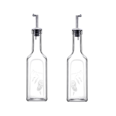 Butelki na Oliwę / Ocet z Dozownikiem 2x 345 ml | Pasabahce