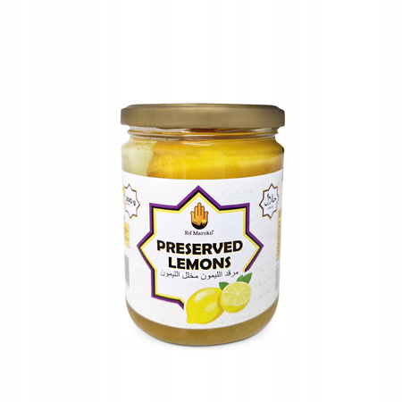 Cytryny Kiszone Duże 100% Naturalne 500g  Rif Maroko