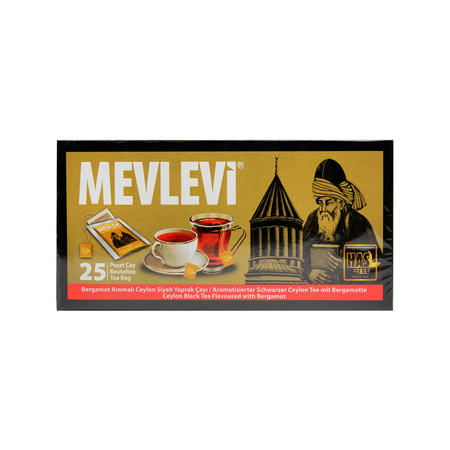Mevlevi Ceylon Black Tea with Bergamot 25 Tea Bags | Has-Tee