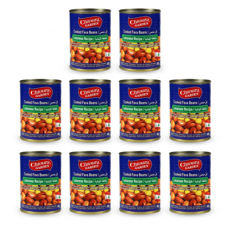 10x Bób Foul Medames Libański 400g Chtoura