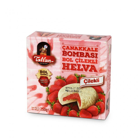 Halva with Strawberry Filling 250g Tatlan