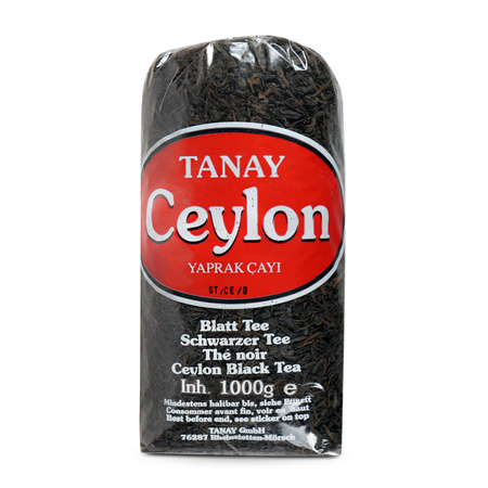 Black Loose Ceylon Tea Yaprak Cayi 1kg | Tanay