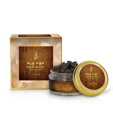 Kadzidło Arabskie Bakhoor OUD ROSE 30g Al Rehab