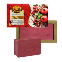 Pomegranate & Musk Aleppo Soap Set (3x 125g) | Pafion Queen