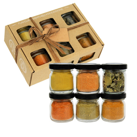 6 Spices Blends for Curry, Gift Set | Lavender Spices
