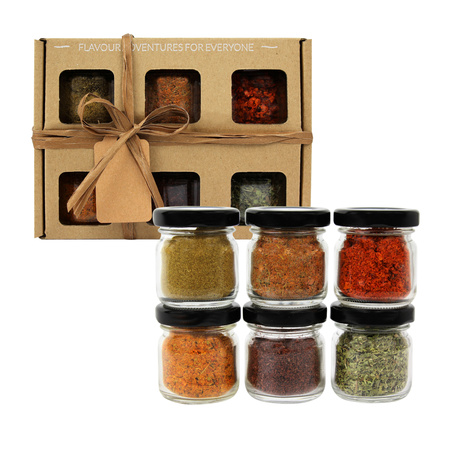 6 Turkish Cuisine Spices Gift Set | Lavender