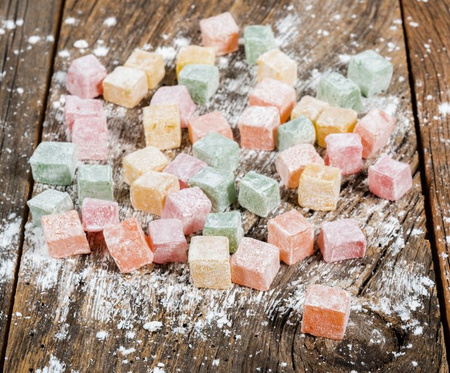 Turkish Delight 3 Fruit Flavours Mix 155g Ugurlu