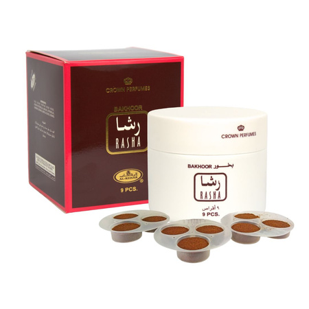 RASHA Bakhoor Incense 40g | Al Rehab