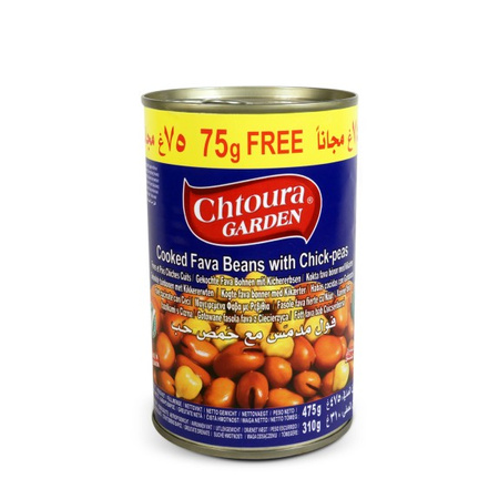10x Fava Beans with Chickpeas 475g | Chtoura