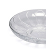  6x Turkish Fluted Glass Saucers Set | Paşabahçe