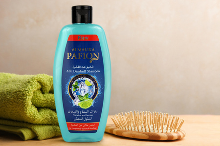 Szampon Przeciwłupieżowy z Miętą i Cytryną 400 ml | Almalika Pafion