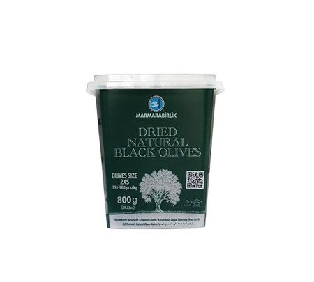 Black Olives Kuru Sele Size 2XS 800g | Marmarabirlik