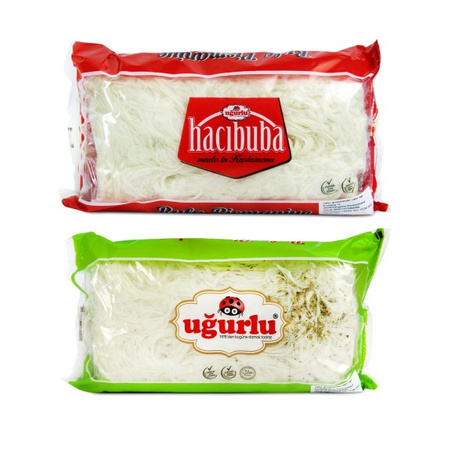 Pişmaniye Rulo Waniliowe & z Pistacjami 2x220g  | Uğurlu