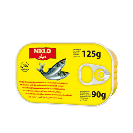 Sardines in Soybean Oil 125g | Melo