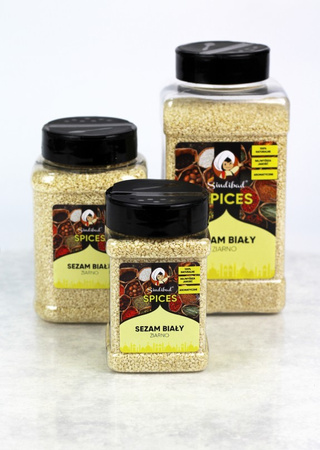 Sezam Biały Łuskany Ziarno 50g | Sindibad