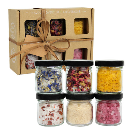 Zestaw 6 Soli Aromatyzowanych | Lavender Spices