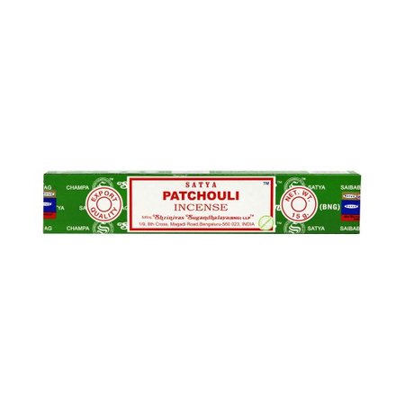 Kadzidełka Indyjskie PATCHOULI PACZULA 15g Satya