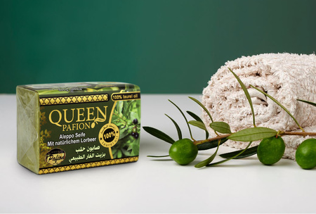 Aleppo Soap with 100% Laurel Oil 150g | Pafion Queen