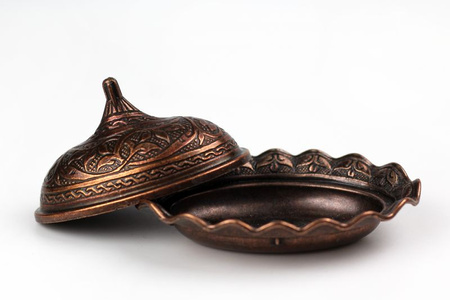 Sugar Bowl / Serving Plate for Turkish Delight | Antique Brown