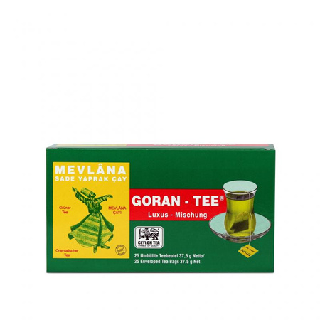 Green MevlanaTea with Jasmine Flavour 25 Teabags  | Goran-Tee