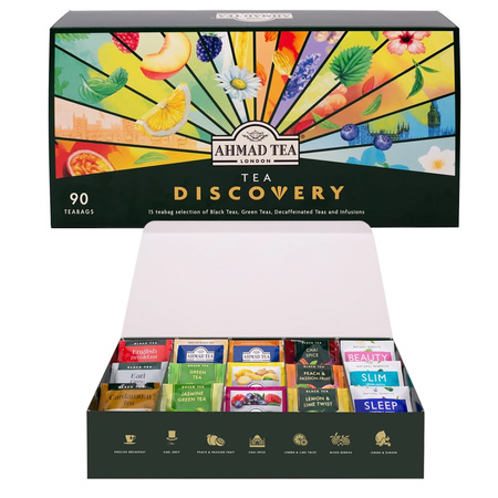 Zestaw 90 Herbat Ekpresowych Tea Discovery | Ahmad Tea