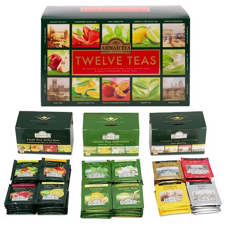 Zestaw 60 Herbat Ekspresowyych Twelve Teas | Ahmad Tea