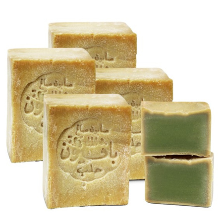 4x Mydło Aleppo z 100% Oliwą z Oliwek  +/- 190g | Queen Pafion