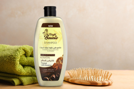 Keratin Shampoo with Clay 400ml | Bento Night