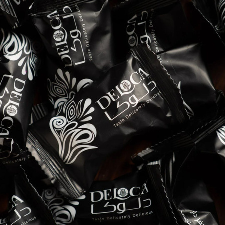 Dark Chocolate Coated Dates Filled with Almonds | Deloca