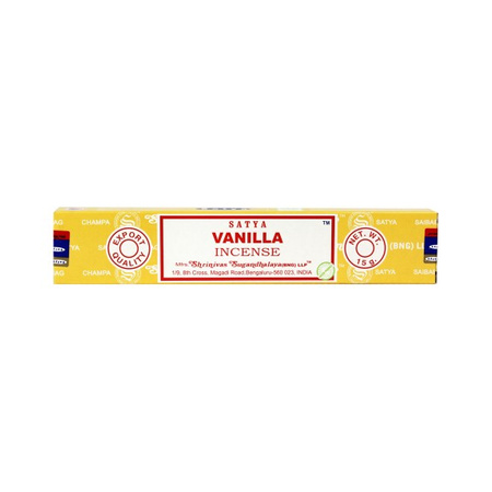 Kadzidełka Indyjskie WANILIA 15g Satya