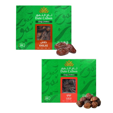 Daktyle Lulu & Khalas 2x 1kg | Date Crown