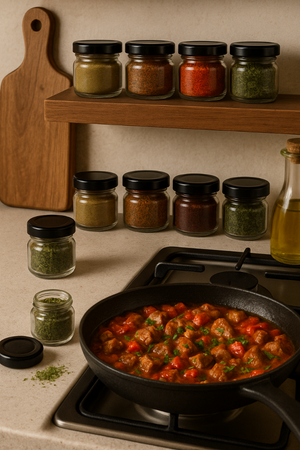 6 Turkish Cuisine Spices Gift Set | Lavender