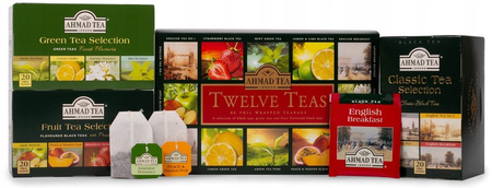 Zestaw 60 Herbat Ekspresowyych Twelve Teas | Ahmad Tea