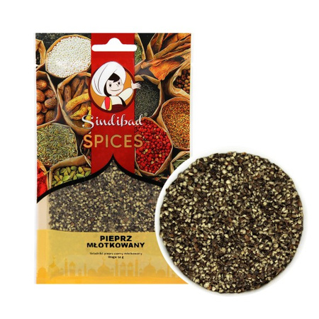 Black Pepper, Crushed 50g | Sindibad