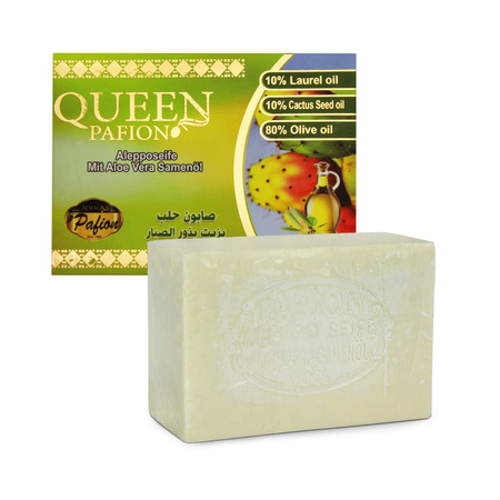 Mydło Aleppo Oliwkowo Laurowe  z Aloesem 150g  Pafion Queen