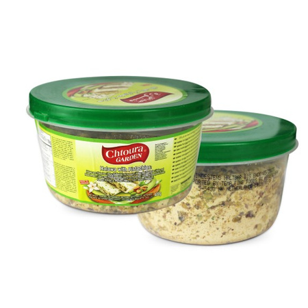 Chałwa Sezamowa z Pistacjami 400g | Chtoura Garden