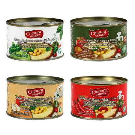 Hummus with Tahini  SET 4x 420g Chtoura Garden 