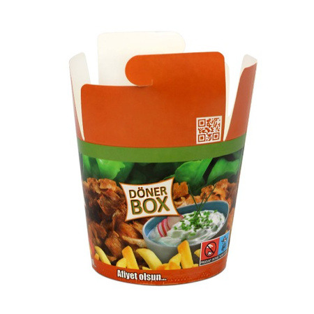Döner Kebab Box 750 ml (26 oz) | 50 pcs