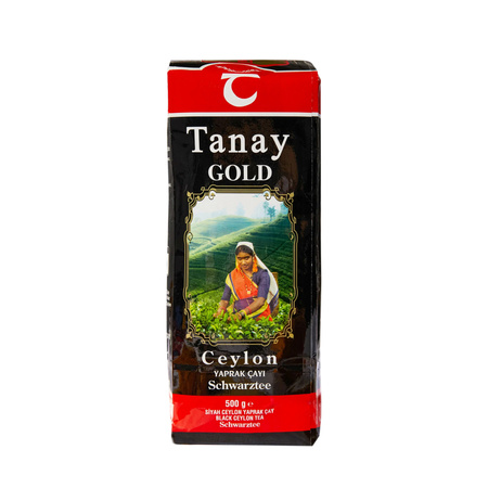 Herbata Czarna Liściasta Ceylon Gold 500g | Tanay