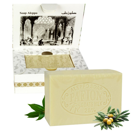 Aleppo Soap with Goat Milk & Rosehip Oil 150g | Pafion Queen